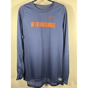 Nike ELITE Dri-Fit Long Sleeve Syracuse Orange NCAA Men's XL Warm Up SU (I)